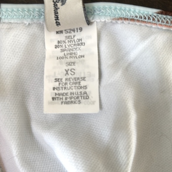 Tommy Bahama Bikini. Blue/Tropical. XS. Excellent Condition. - Picture 6 of 8